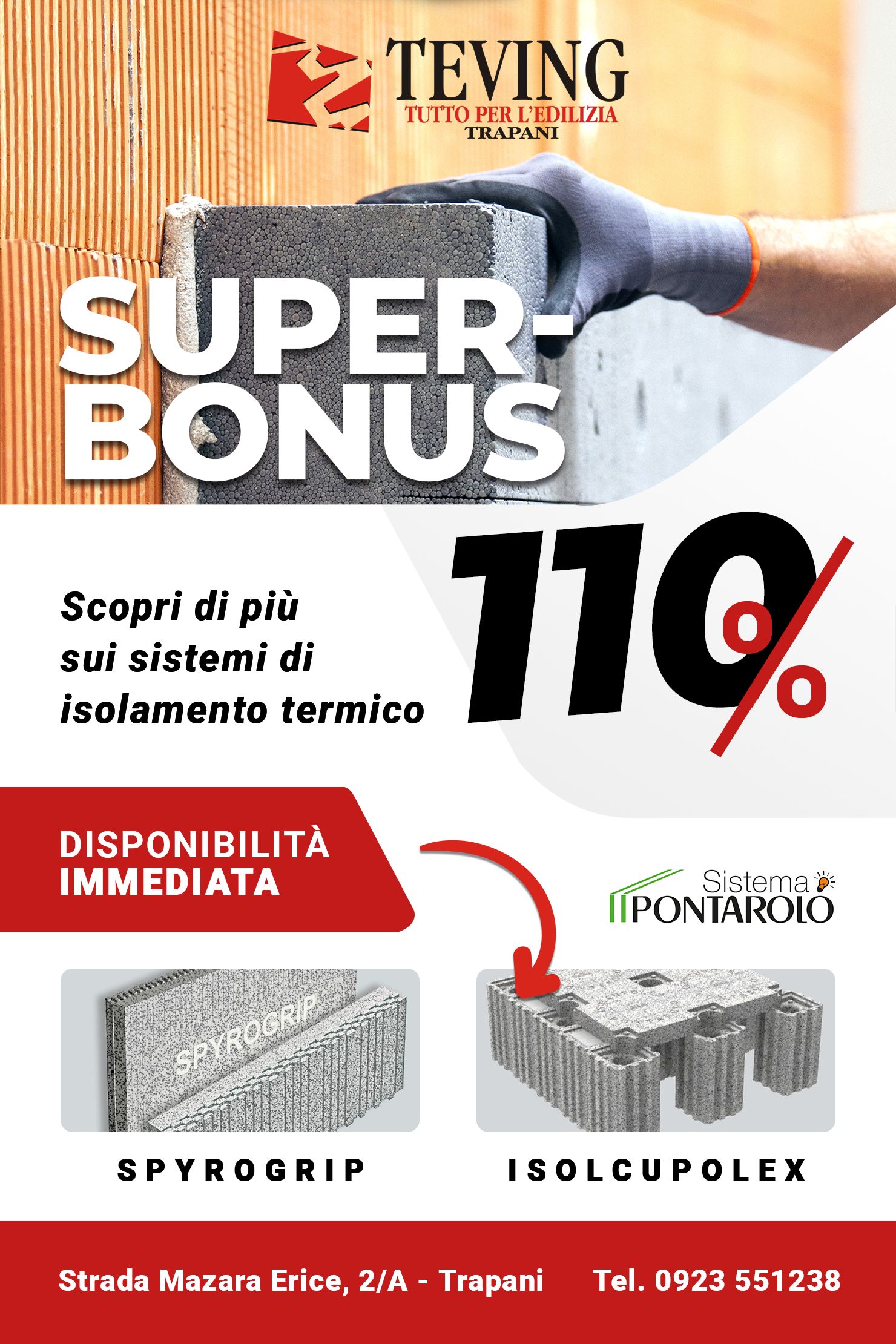 Superbonus 110 _ Sistemi di isolamento termico Pontarolo