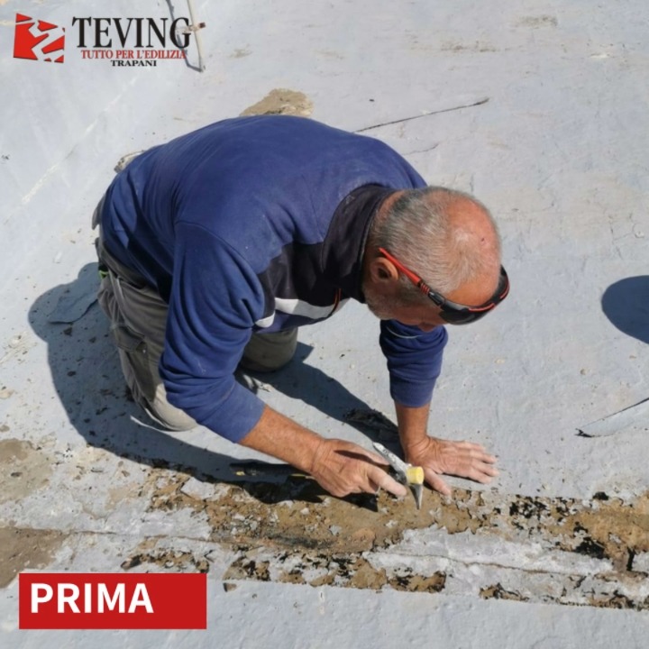 Oggi vi mostriamo il lavoro di #rifacimento #Lastrico Solare effettuato su un condominio privato sfruttando il sistema Sika SikaRoof® PUD-15.