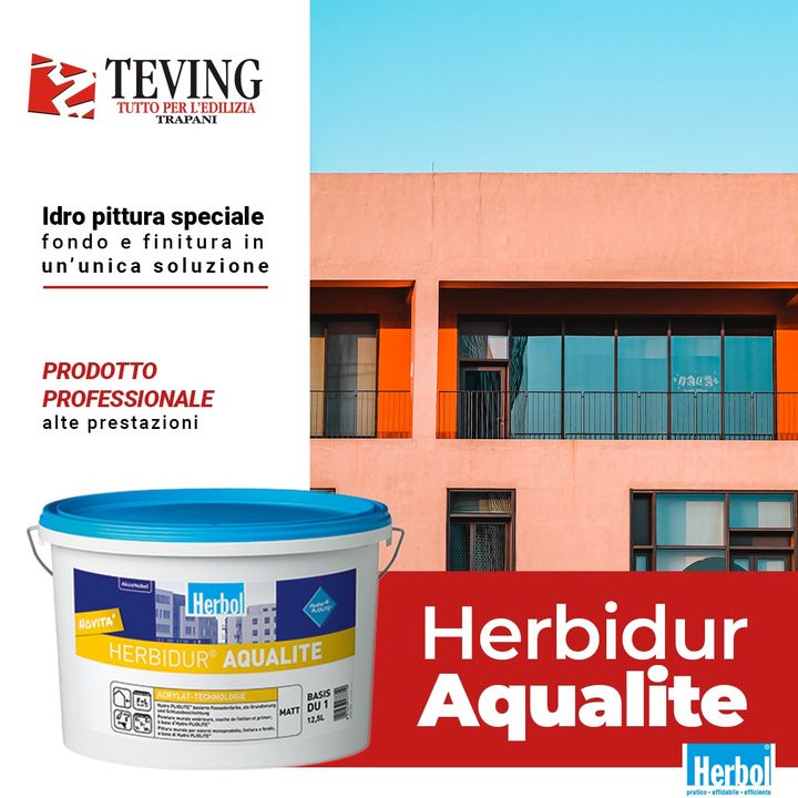 HERBOL HERBIDUR AQUALITE

Idropittura monoprodotto, finitura e fondo, a base di