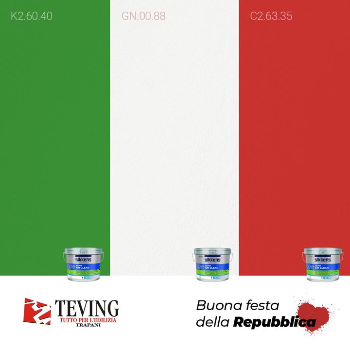 Teving vi augura una serena Festa della Repubblica 🟢⚪️🔴 con