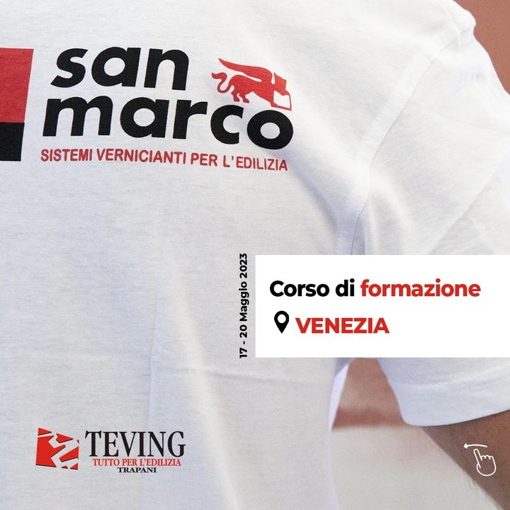 CORSO DI FORMAZIONE SAN MARCO

Dal 17 al 20 Maggio siamo