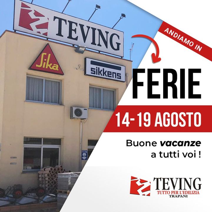 ANDIAMO IN FERIE 😎🏖🌴🌞

Cari clienti, ci teniamo ad informarvi che